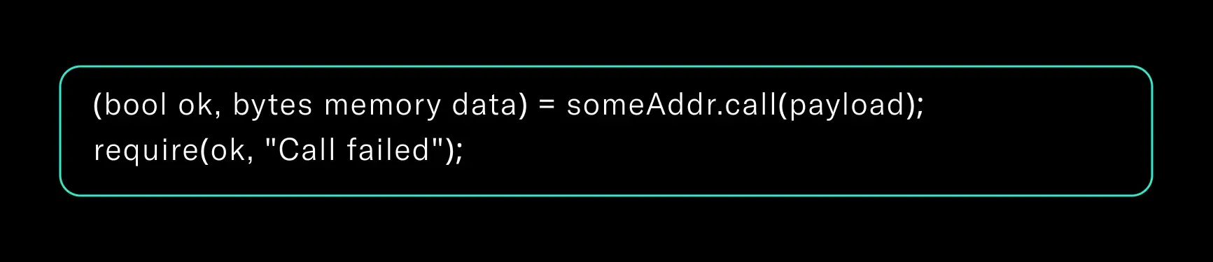 external call validation example