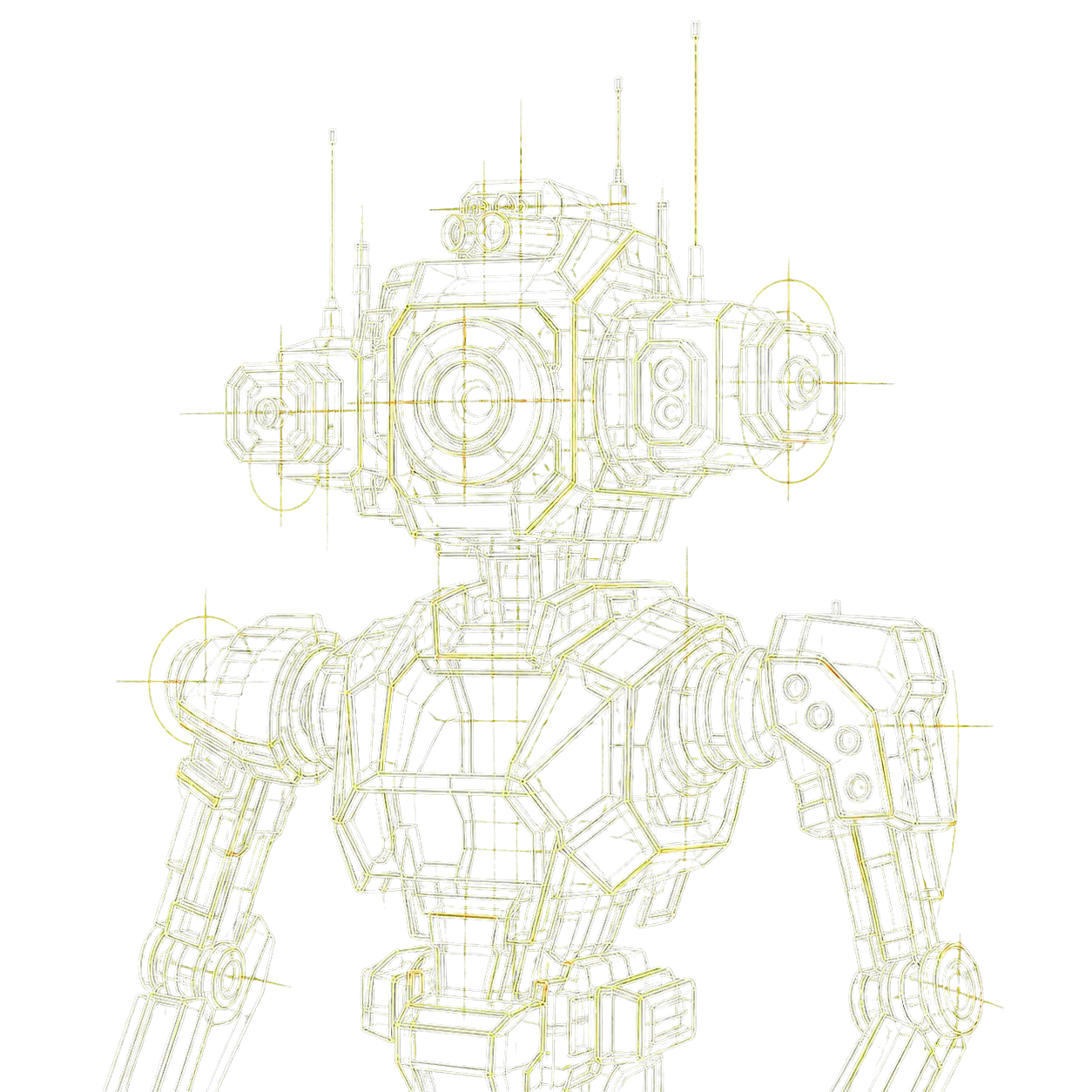 Blueprint drawing representing the Bug bounty agent