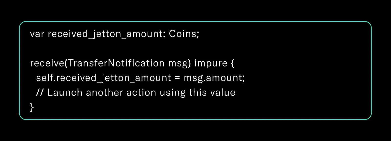 Carry-value pattern for async-safe execution.
